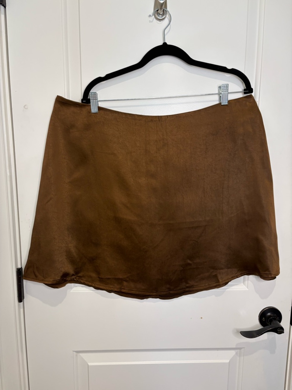 Princess Polly Brown A-Line Mini Skirt